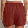 thumbnail image 5 of Summer Fashion Plus Size Biker Shorts women Trendy Clothes 2025 Solid Color Button Pocket Up to 65% off!, 5 of 8