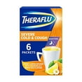 thumbnail image 6 of Theraflu Nighttime Severe Cold & Cough, Honey Lemon, 6 Packets, 6 of 6