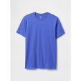 thumbnail image 4 of Remera GAP Everyday Soft de cuello redondo en azul deslumbrante, talla S, 4 of 4