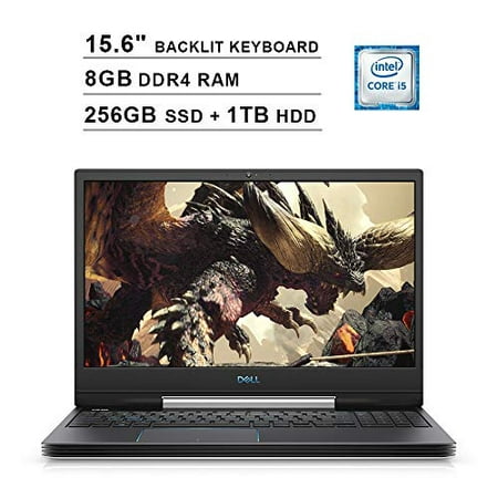 Dell G5 15 5590 15.6 Inch FHD 1080P Gaming Laptop (9th Gen Intel Quad Core i5-9300H up to 4.1 GHz, 8GB DDR4 RAM, 256GB SSD (Boot) + 1TB HDD, GeForce GTX 1650 4GB, Backlit KB, Windows 10) (White)