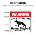 thumbnail image 2 of GREYHOUND Security Decal Area Patrolled pet race racing dog owner warning vet, 2 of 4