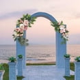 thumbnail image 5 of 2 Pieces Wedding Arch Floral Swag Display Plant Centerpieces Artificial Flowers for Windows Ceremony Backdrop Decoration, 5 of 8