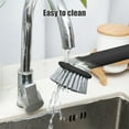 thumbnail image 6 of Soap Dispensing Dish Brush Storage Set,Good Grips Soap Dispensing Dish Scrub Brush,Cleaning Brush,Kitchen Brush with Holder for Pot Pan Sink Cleaning, 6 of 6