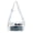 white, variant on Clear Crossbody Bag with Adjustable Embroidered Shoulder Strap Large Capacity Clear Stadium Bag with Tassel Stadium Approved Clear Crossbody Purse Bag Portable Clear Bag for Concerts Stad