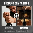 thumbnail image 2 of Wine Bottle Opener, Air Pressure Pump Wine Bottle Opener, Portable Pocket Wines Cork Opener, Travel Corkscrew Bottles Opener Quick Bottles Opening for Home, Restaurant, Party (Red), 2 of 2