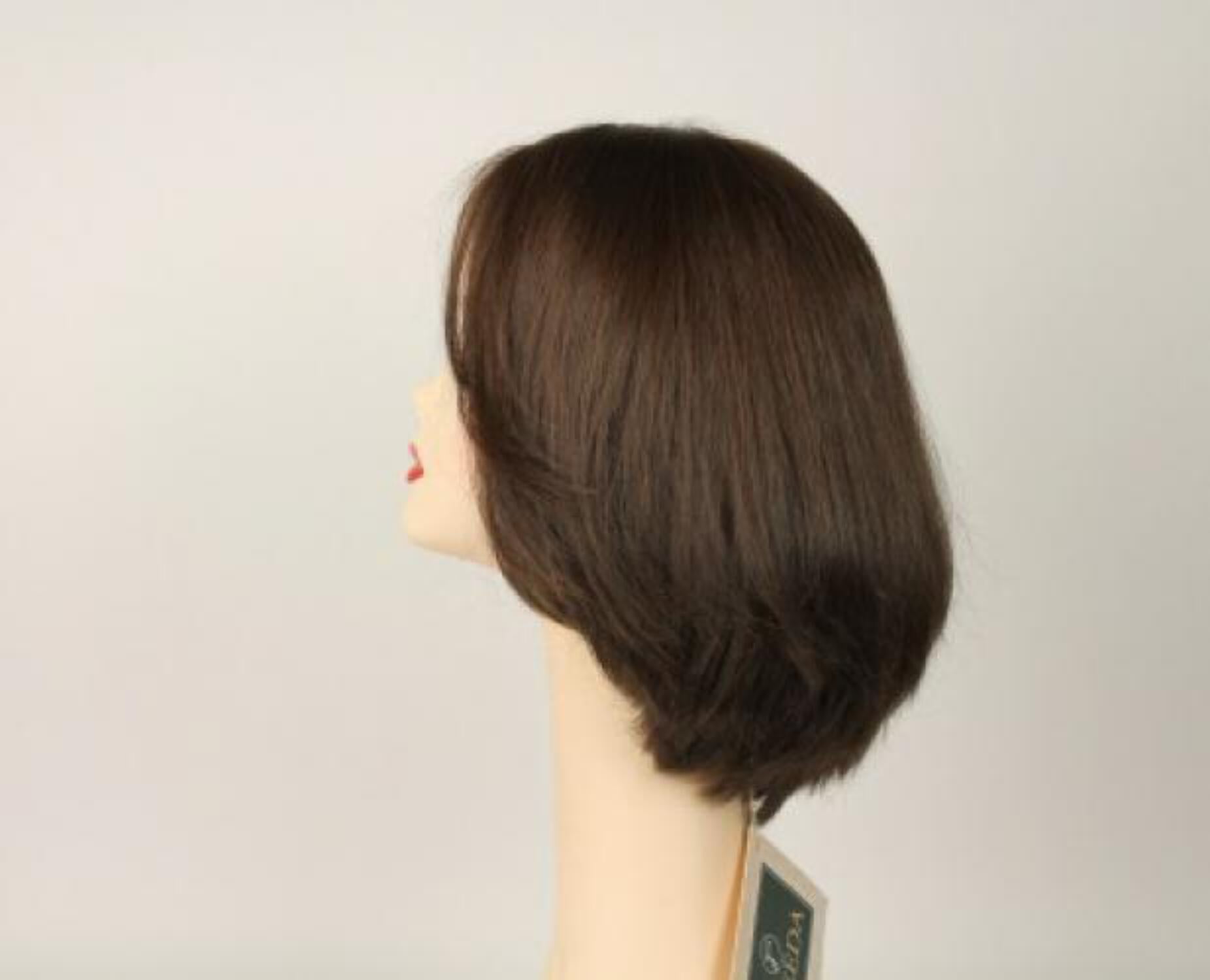 European Human Hair Freeda Wig Liberty Brown Skin Top Size S