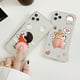 thumbnail image 4 of Funda para teléfono de 2 piezas, para iPhone 13 Funda tridimensional para teléfono móvil con descompresión creativa 3D Divertida y suave silicona para apretar Perrito Culo Alivio del estrés Relajarse, 4 of 5