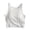 221#White, variant on Tank Tops with Built in Bra for Women Sleeveless Spaghetti Strap Camisole Plus Size Cotton Padded Workout Tops Blue L