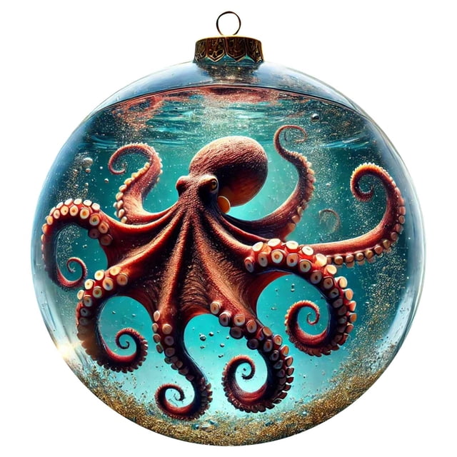 Ornamentos de Acrílico Plano de 8 cm