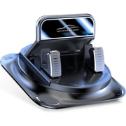 360 Degree Phone Holder Rotating Car, Dashboard Cell Phone Holder, Non-Slip Navigation Bracket, Universal for Most Cars (Black)