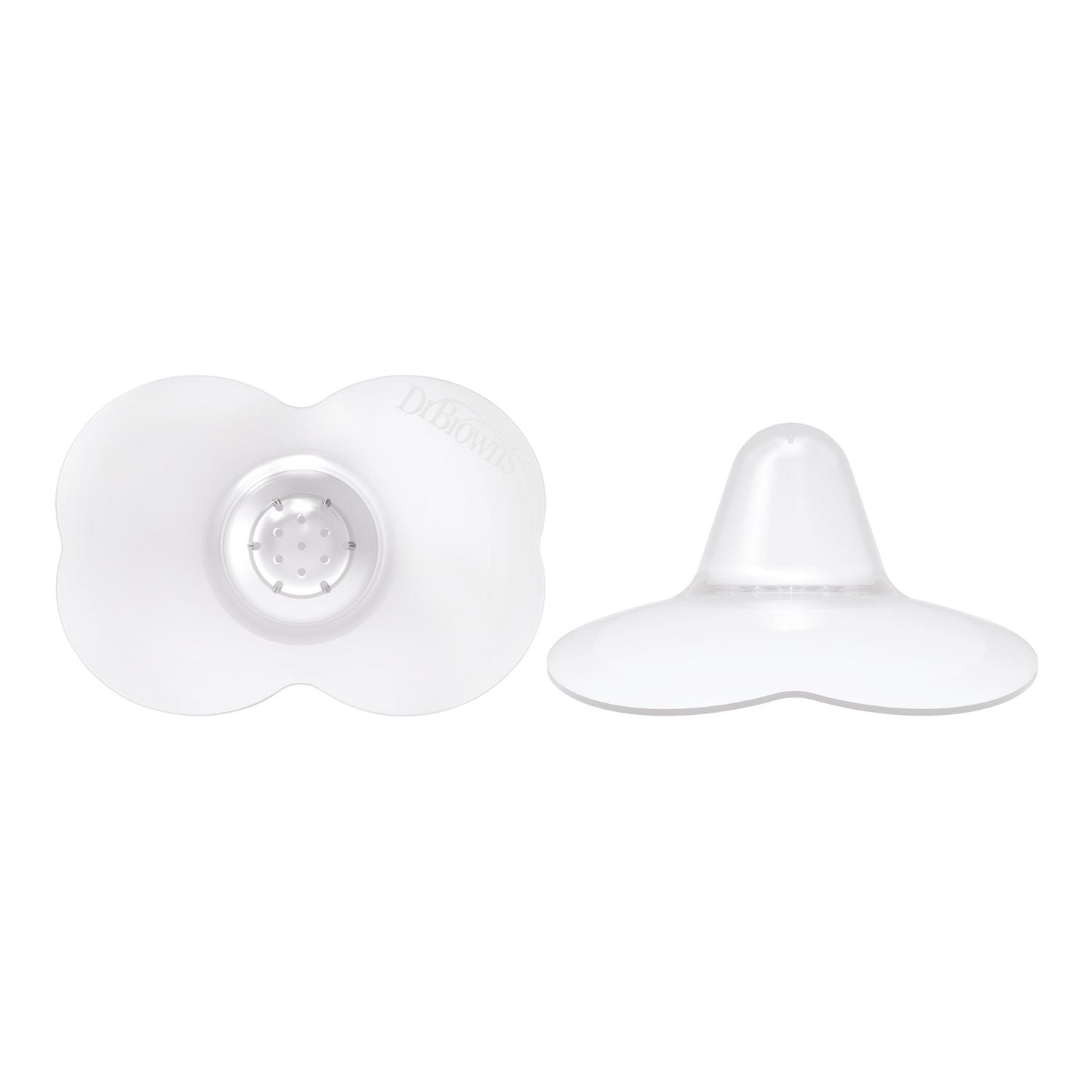 Dr. Brown's Butterfly Breastfeeding Nipple Shields for Sore, Flat or Inverted Nipples, Latching Difficulties, Size 1, 20 mm