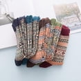 thumbnail image 2 of Juego de 5 pares de calcetines de invierno Calcetines de tripución Colcomx Calcetines gruesos suaves para hombre, 2 of 8