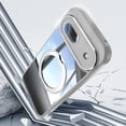 thumbnail image 6 of ELEHOLD Case for Google Pixel 8A, Shockproof Anti-Scratch Full Camera Protector Case with 360° Ring Holder Stand,Gray, 6 of 9