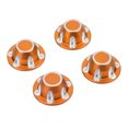 thumbnail image 4 of Wheel Hubcaps, Exquisite Workmanship Stable Performance Wheel Hub Cover Beautiful Appearance  For 1/6 RC Car Orange, 4 of 8