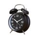 thumbnail image 4 of Reloj despertador de 4 pulgadas con campana doble para personas que duermen mucho, retroiluminación, funciona con pilas, reloj despertador antiguo para dormitorios (negro) ShuxiuWang 9024715137890, 4 of 5