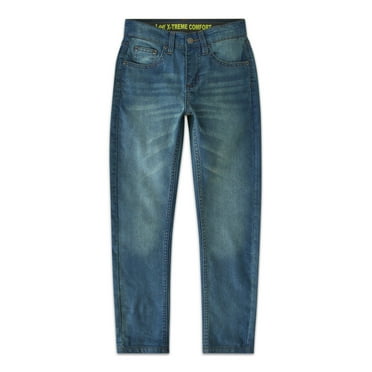 Lee Boys’ Premium Straight Fit Denim Jeans - Ultra Stretch Casual Pants for Boys (8-18 Husky)