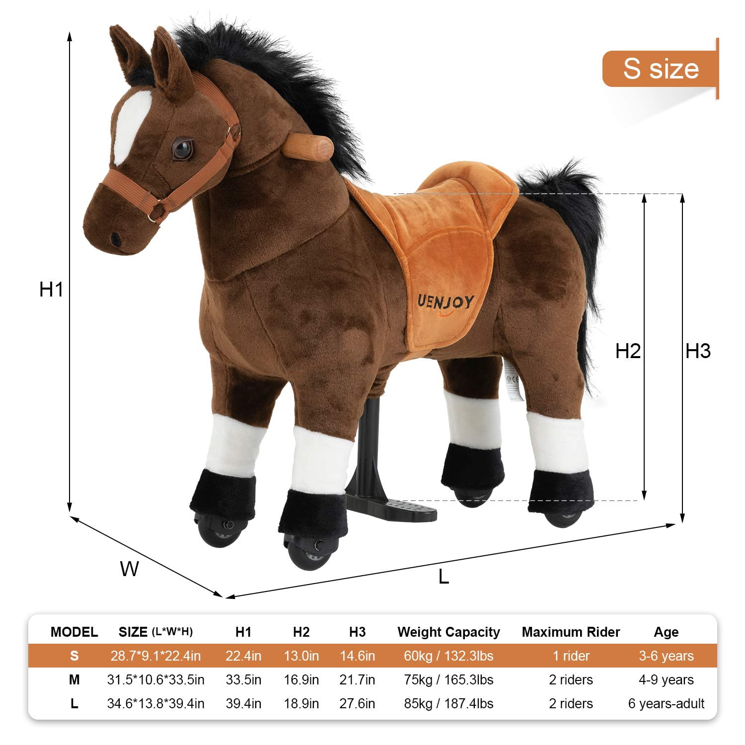 small walking horse toy