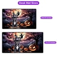 thumbnail image 5 of Spooky Halloween Night Witch French Bulldog Glowing Pumpkins Desk Mat Full Keyboard Mouse Pad Dog Lover Gifts Large Mousepad - 12015, 5 of 5