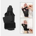 thumbnail image 4 of Paquete de 2 muñequeras para alivio del túnel carpiano para soporte nocturno, muñequeras de compresión en el trabajo para mujeres y hombres, férula de muñeca de soporte ajustable para mano para artritis tendinitis ER, 4 of 5