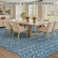 thumbnail image 4 of Area Rug x Rugs for Living Room Bedroom High Low Textu Jacquard Boho Neutral Carpet - Non Slip Machine Washable Rug Dining Nursery Living Room Farmhouse Rug, 4 of 7