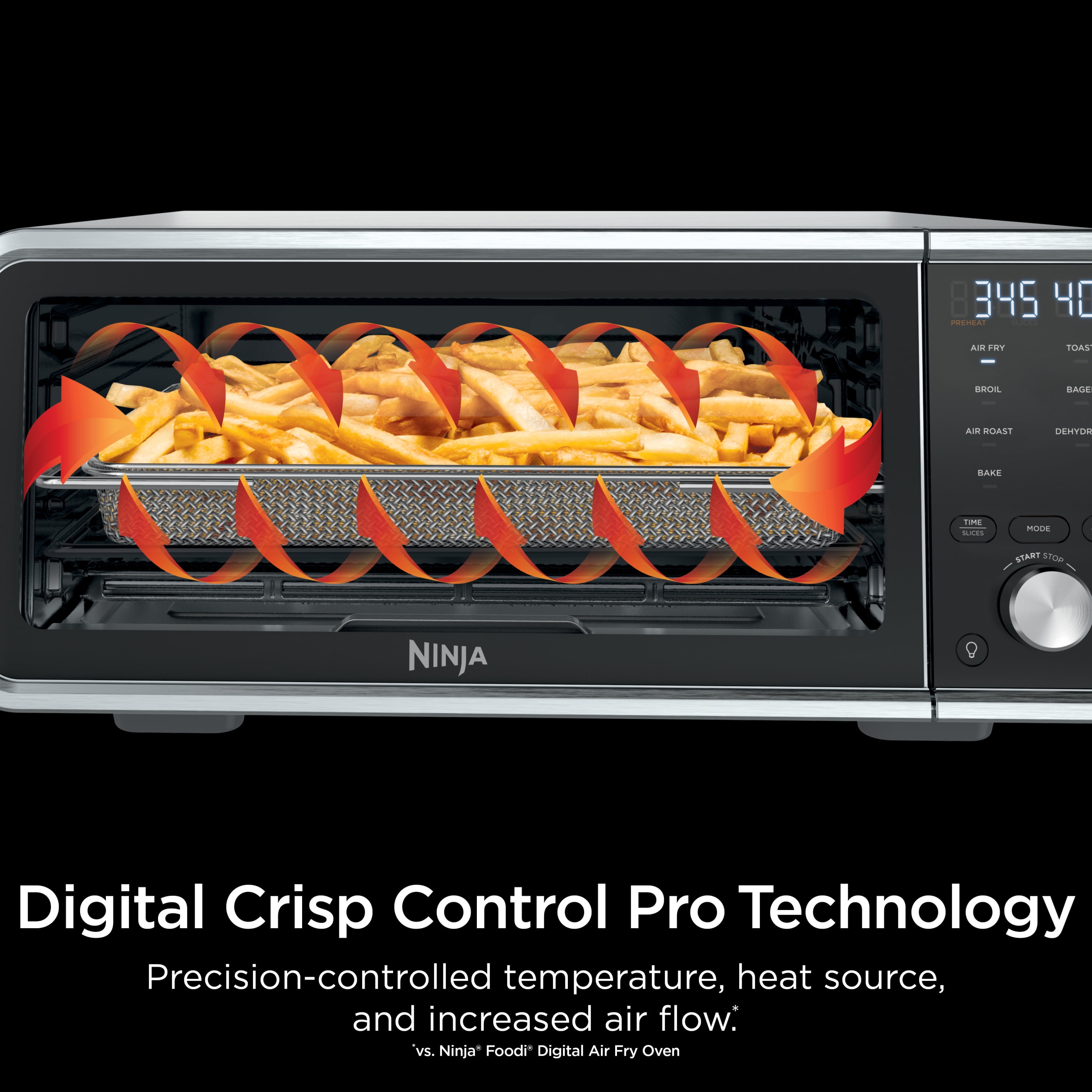 Ninja® Foodi® 7-in-1 Digital Pro Air Fry Oven, Countertop Oven, Dehydrate,  1800 Watts, SP200, New 