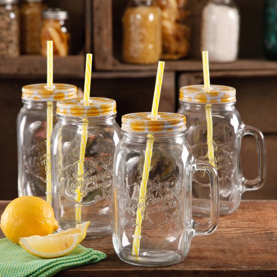 The Pioneer Woman Simple Homemade Goodness 32-Ounce Mason ...