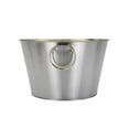 thumbnail image 5 of Better Homes & Gardens Stainless Steel Hammered Round Tub, 15 in, 5 of 7