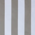 thumbnail image 4 of Outdoor Decor Coastal Stripe Grommet Curtain Panel Window Dressing 50 x 96 in Taupe, 4 of 4