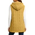 thumbnail image 7 of Ashirexll Fleece Vest Women, Womens Winter Coats, Ladies Winter Versatile Double Sided Fleece Sleeveless Hooded Jacket for Outdoor, 7 of 7