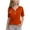Orange, variant on Feancey Kids Henley Shirts Girls Short Sleeve Summer Tops Button V Neck Casual T-Shirts Toddler Boys Solid Color Loose Tunic Tees Holiday Clearance Red 4 Years