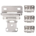 thumbnail image 1 of Miangastore Kitchen Cabinet Hinges Self Closing Iron 4Pcs 2.4X1.1X0.9In, 1 of 8