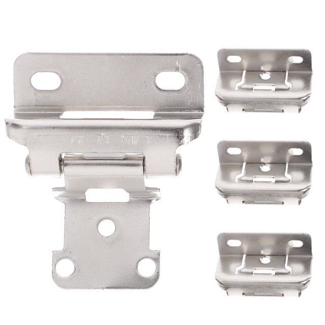 Miangastore Kitchen Cabinet Hinges Self Closing Iron 4Pcs 2.4X1.1X0.9In