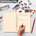 thumbnail image 4 of FORMRS 1-Subject Spiral Notebook 8" x 5" College Ruled 60 Refillable Sheet A5 Hard Cover, 2 Pack, Blue Snow Houses, 4 of 7