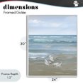 thumbnail image 4 of Stupell Industries Rustic Lodge Sanderlings on Gentle Waves White Framed Giclee Art, 24 x 30, by Nan, 4 of 8