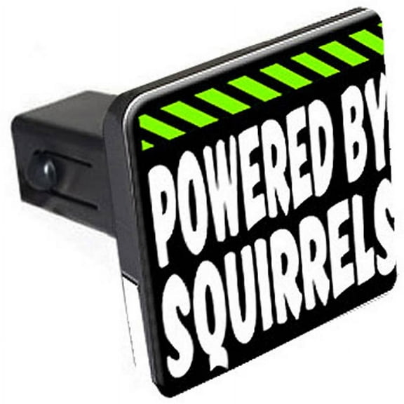Powered By Squirrels 1.25" Tow Trailer Hitch Cover Plug Insert