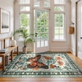 thumbnail image 6 of Lahome Decor 5'x7' Butterfly Bedroom Rug,Area Rugs 5x7ft Rugs for Living Room, Non-Slip Washable Rugs Stain Resistant Boho Floral Rug Low-Pile Throw Rug for ‎Dining Room Office,Beige, 6 of 10