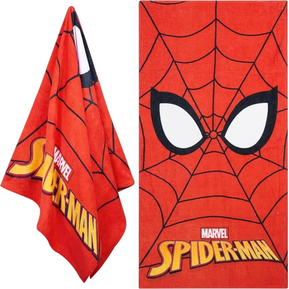Stitch Beach Towel Kids Toddlers Quick Dry Towel for Pool Beach Bath Swimming Trips Travel Essentials Vacation 55x27” (Red Spiderman)