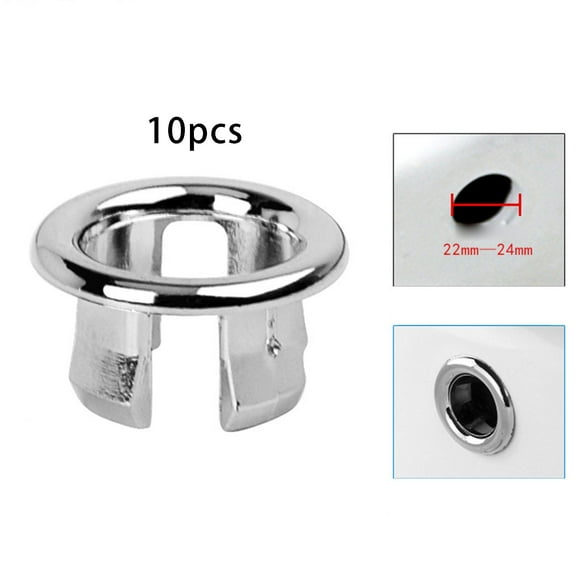 Cubiertas de desbordamiento Colco para lavabo 10 piezas