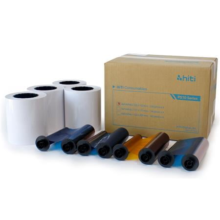 UPC: 0889230003834 | P510 4×6  Ribbon and Paper Case  4x 330 Sheet Rolls (1320 Total Prints)