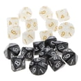 thumbnail image 1 of 20 Dados De Diez Caras D10 Muere Para D & D RPG Juego De Fiesta Juguete Blanco Y Negro SM SunniMix Dados de acrílico de diez caras, 1 of 7