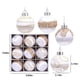 thumbnail image 3 of Adornos navideños a prueba de fracturas de 9 piezas - Bombillas de plástico de 3,14 pulgadas con cuerda para árbol, corona, guirnalda y decoración para fiestas navideñas, 3 of 6