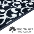 thumbnail image 4 of Leaves Collection Contemporary, Cozy, Vibrant and Soft Stair Mats & Rugs, 9'' x 28'', 4 of 6