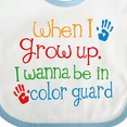 thumbnail image 4 of Inktastic Future Color Guard Member Boys or Girls Baby Bib, 4 of 4
