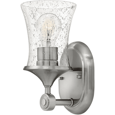 

Bathroom Vanity 1 Light Fixtures With Brushed Nickel Finish Steel Material Medium Bulb 5 100 Watts