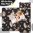 thumbnail image 4 of Basset Hounds with Bones and Presents Toddler Nap Mats for Kids Preschool,Sleeping Mat Bag or Kids,Toddler Sleeping Bag,Toddler Nap Mat or Daycare, 4 of 6