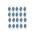 thumbnail image 1 of UDIYO 20Pcs Shaped Rhinestone Exquisite DIY Lightweight Moonlight Pointed Bottom Nail Rhinestone for Women, 1 of 7