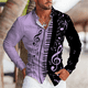 thumbnail image 4 of 2024 Camiseta informal para hombre y mujer, nueva moda, con botones de solapa y estampado de nota musical, ropa de calle para hombre, camisetas de manga larga para hombre, 4 of 4