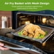 thumbnail image 3 of Cesta para horno freidora de aire, cesta de freidora de aire de repuesto de acero inoxidable compatible con Ninja Foodi DT251/DT201, cesta de malla para freír aire para calentar y cocinar uniformement, 3 of 6
