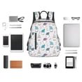 thumbnail image 4 of Balery cute winter Gnome Mochila ligera para hombre y mujer: duradera e impermeable, ideal para la escuela, el trabajo, viajes y uso diario., 4 of 7
