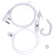 thumbnail image 1 of Auriculares deportivos PTT MIC Auricular de 2 pines con radios Retevis Blanco, 1 of 6